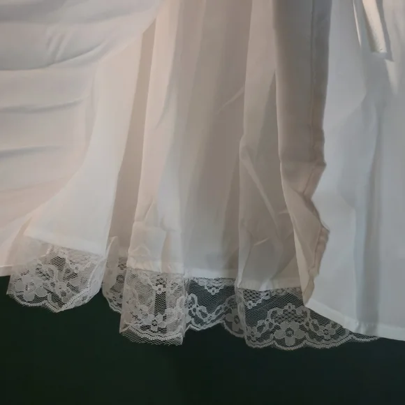 Cowgirl White Flowy Short Dress - Picture 5 of 6